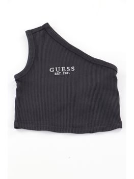 Top Guess J5GI27 KCSK4 da bambina nero.