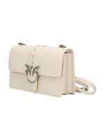 borsa a tracolla pinko 100053 a0f1 love one da donna bianca e argento.
