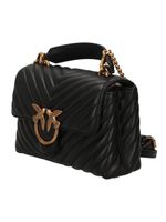 borsa pinko 100044 a0gk da donna nera+oro.