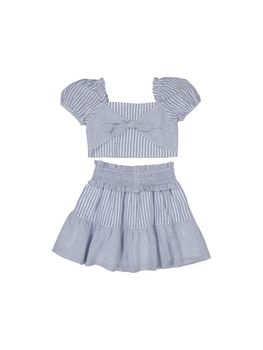 Completo Mayoral 3945 da bambina indaco.
