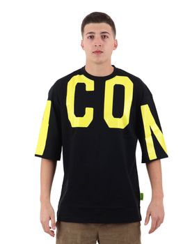 T-Shirt Icon ICUS2S5T063 da uomo nera.