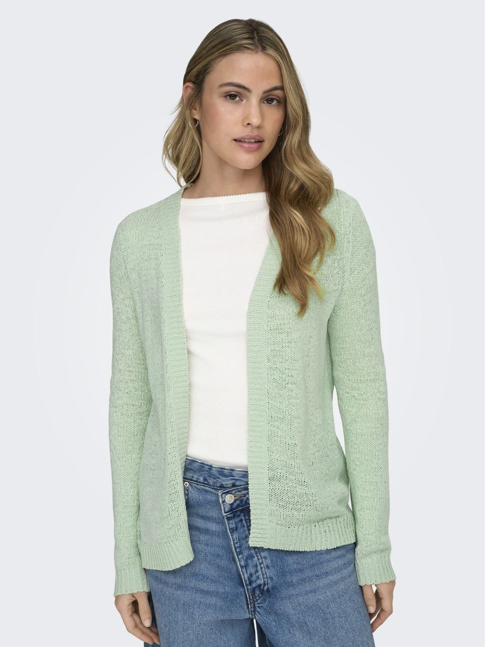 cardigan-only-geena-open-knt-da-donna-verde