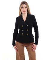 maglia elisabetta franchi mk82s61e2 da donna nera.