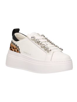 Sneaker Emanuelle Vee 462P0100 13 P003 da donna bianca e nera.