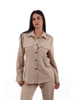 Camicia I AM 33067 da donna cammello.