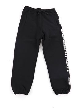 Pantalone Disclaimer 26IDK59105 da bambino nero.