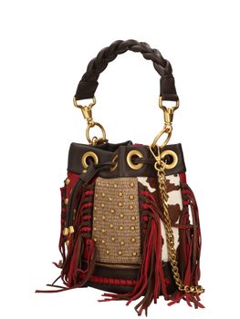 Borsa a secchiello La Carrie 151MEM118SHR da donna marrone.