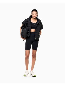 Smanicato EA7 7W000477 AF12476 da donna nero.