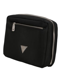 Pochette Guess PMBEHN P6241 da uomo nera.
