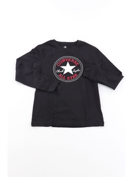 T-shirt Converse 966243 023 da bambino nera.