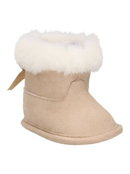 Scarpa da culla Chicco 072035 da bambina beige.