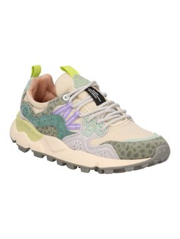 Sneakers Flower Mountain 1D88 YAMANO da donna taupee green.
