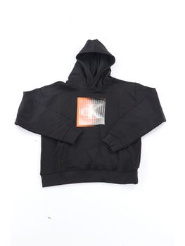 Felpa Calvin Klein IB0IB02380 da bambino nero.