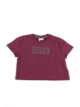 T-shirt Icon IGKS001386 da bambina wine.