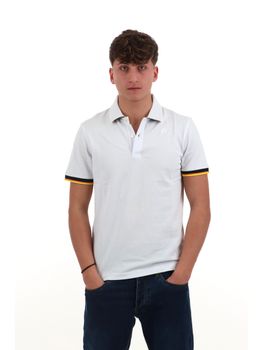 K-WAY T-Shirt e Polo Uomo Edwing K0074Q0 001 Bianco