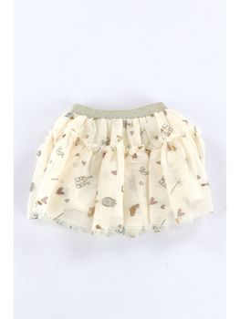 Gonna Liu Jo KF6098J3977 da bambina beige.