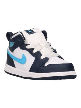 Sneakers Jordan jordan 1 mid DQ8425 da bambino bianco+blu+celeste.