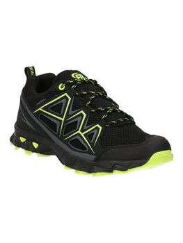 Scarpa da trekking Lico 191381 da uomo nera e lime.