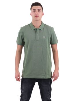 Polo Tommy Jeans DM0DM20676 da uomo verde.