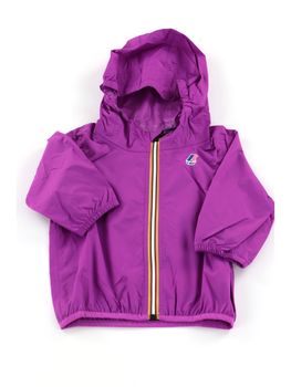 Giacchetto K-Way K2137XW 521 LE VRAI CLAUDINE da neonata violet.