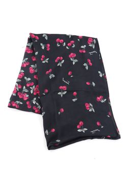 Sciarpa Twinset 261TO5520 da donna nera e rossa.