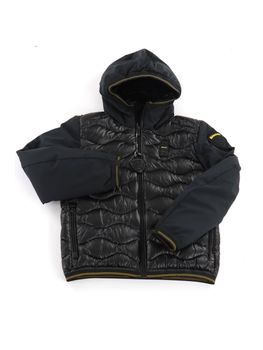 Piumino Blauer BLKC08260 006355 da bambino nero.