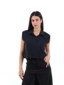 Blusa I AM 30902 da donna nera.