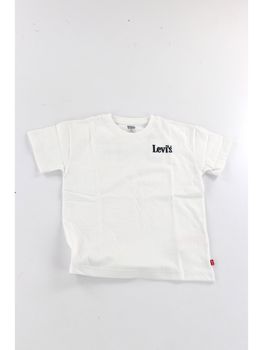 T-shirt Levi's 8EP758 da bambino bianca.