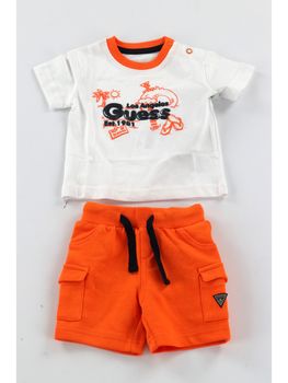 Set Guess I5GG14 K8HM4 da neonato bianco.
