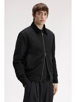 Giubbino Fred Perry J8535 da uomo nero.