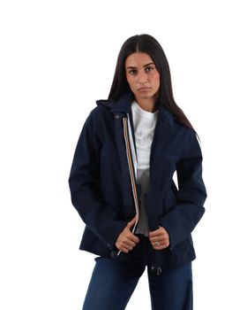 Giubbino K-Way K51453W da donna blu.