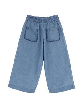 Pantalone Chicco 101584 da bambina denim.