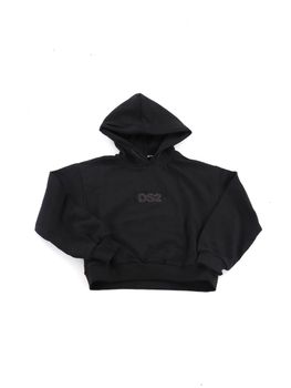 Felpa Dropseason2 F62K512 da bambina nera.