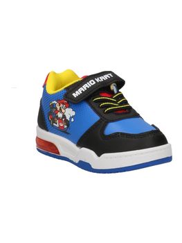 Sneakers Leomil MB002555 MARIO KART da bambino nera+blu.