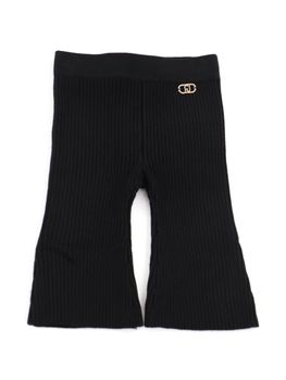 Pantalone Liu Jo HF6044MA07E da bambina nero.
