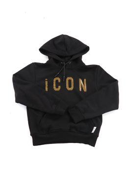 Felpa Icon IBSW001542 da bambino nera.