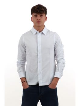 Camicia K-Way K21425W da uomo bianca.