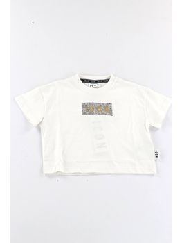 T-shirt Icon IGKS001523 da bambina panna.