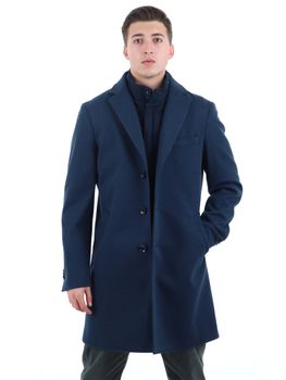 Cappotto Yos APFINANCE261 da uomo blu.