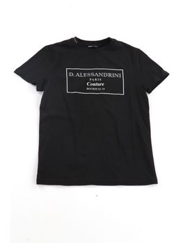 T-shirt Daniele Alessandrini 1236M00493 da bambino nera.