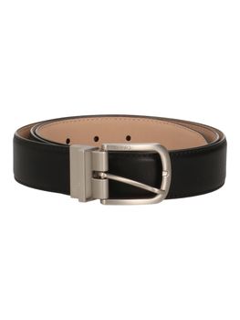 Cintura Calvin Klein LV04D7104G da uomo nera.
