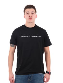 T-shirt Daniele Alessandrini DUTC0029 MD0006 da uomo nera.