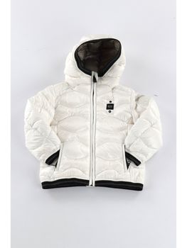Piumino Blauer BLGC03385 007285 da bambina bianco.