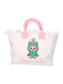 Borsa Mc2 Saint Barth COL0001 02634L da donna bianca e rosa.