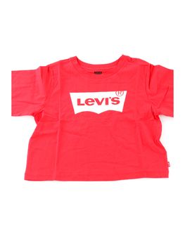 T-Shirt Levi's 4E0220 R6W da bambina rossa.