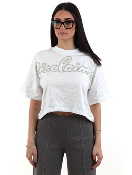 T-Shirt Disclaimer 54914 da donna bianca.