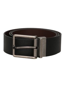 Cintura Calvin Klein LV04D7048G da uomo nera e marrone.