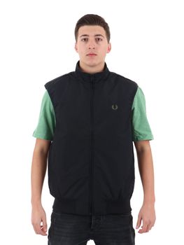 Smanicato Fred Perry J8500 da uomo nero.