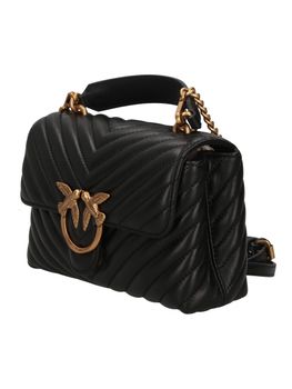 Borsa Pinko 100044 A0GK da donna nera+oro.