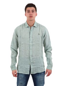 Camicia U.S Polo ASSN 104011 0000191 da uomo verde.